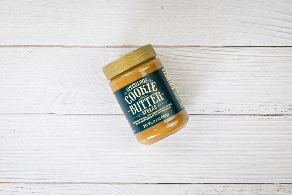 Speculoos cookie butter spread.