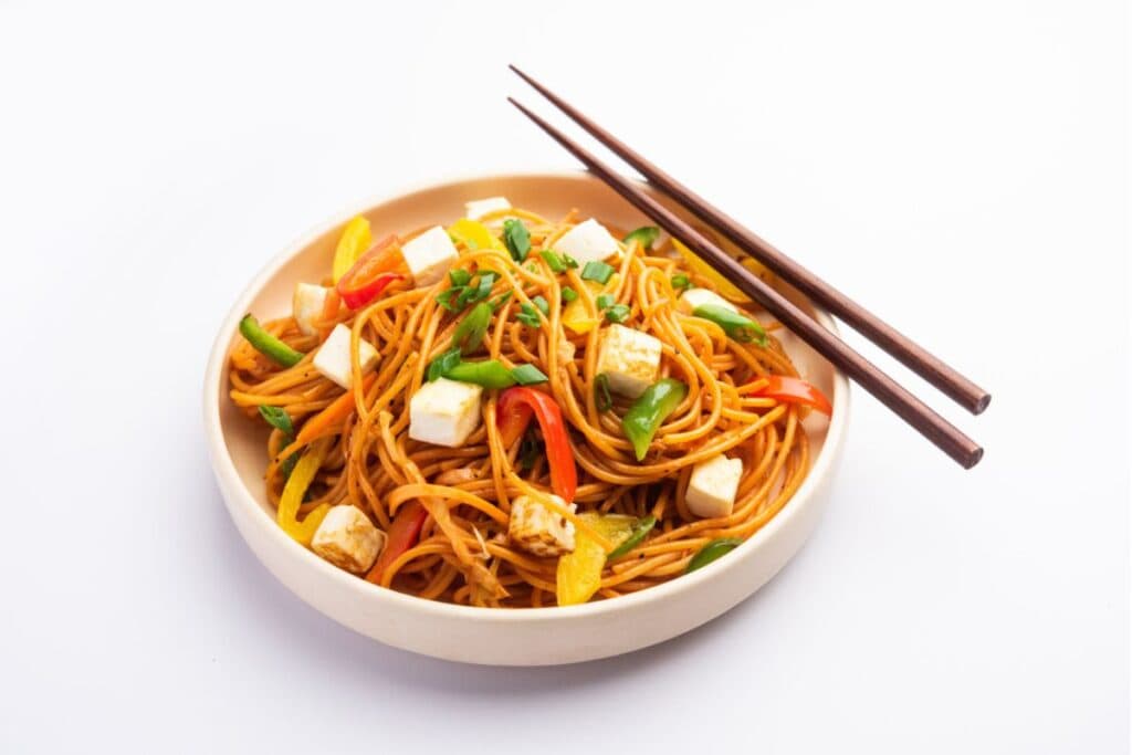 Asian noodle dish.