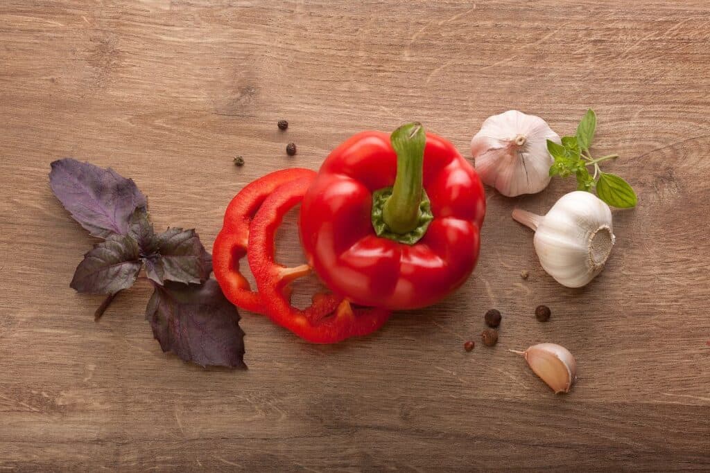 Basil and other spices/herbs.