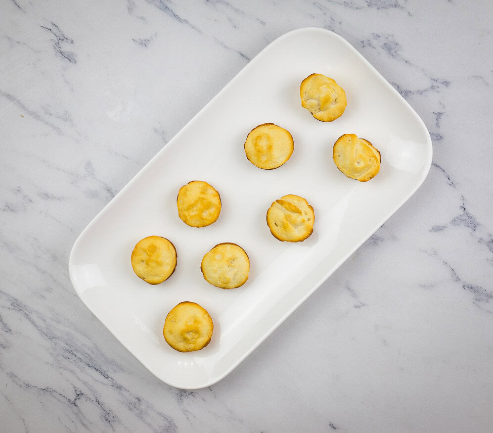 Bake the biscuits for about 10 minutes or until just set.