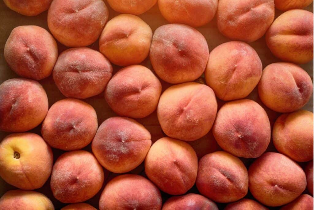 Fresh peaches.