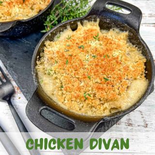 Square image of Chicken Divan.